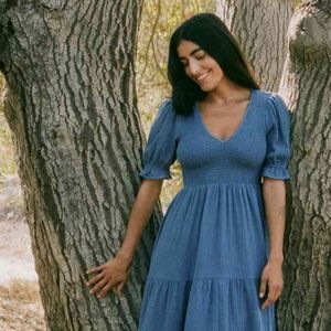 The Brooklyn Dress - Christ Dawn - Lapis